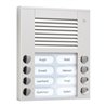 TCS Tür Control Audioaußenstation 2-reihig 8 Tasten AP silber PES08-EN/04
