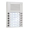 TCS Tür Control Audioaußenstation 2-reihig 12 Tasten AP silber PES12-EN/04