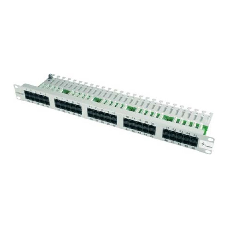 Telegärtner 19' ISDN-Panel 50-Port 1HE, RAL7035 MPPISDN 50-H kurz
