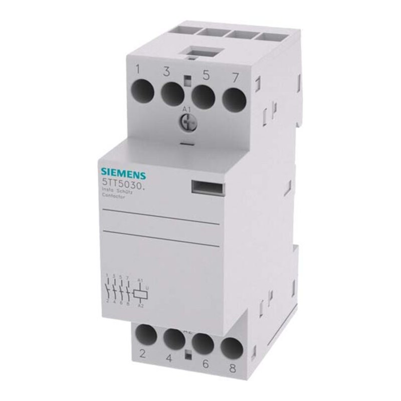 Siemens Indus.Sector Installationsschütz 4S 230VAC 25A 220VDC 5TT5030-0