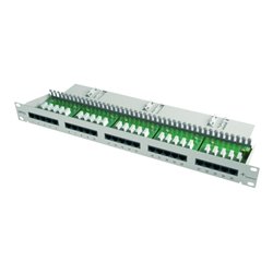 Telegärtner 19Z.Patch Panel 1HE MPPI25-H Cat3,gr 100007025