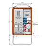 Walther Werke Anschlussverteilerschrank 44kVA m.Zählerplatz WAV0170BR1