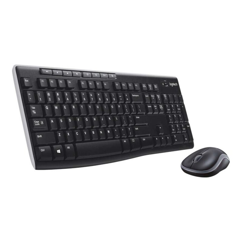 Logitech Tastatur/Maus Set USB,wireless,1000dpi MK270 sw