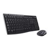 Logitech Tastatur/Maus Set USB,wireless,1000dpi MK270 sw
