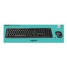 Logitech Tastatur/Maus Set USB,wireless,1000dpi MK270 sw