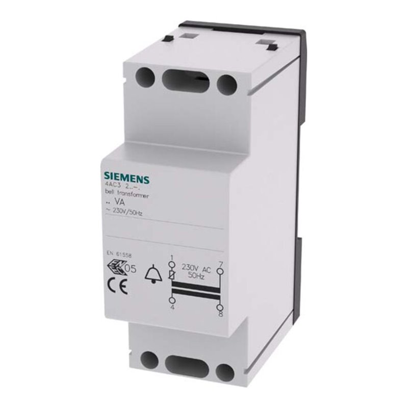 Siemens Indus.Sector Klingeltransformator 230-240VAC,50Hz 4AC3208-1
