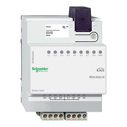 Schneider Electric Binäreingang REG-K/8x10,lichtgrau MTN644592