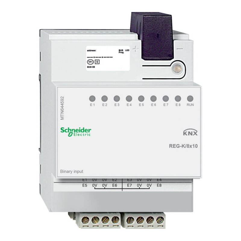 Schneider Electric Binäreingang REG-K/8x10,lichtgrau MTN644592