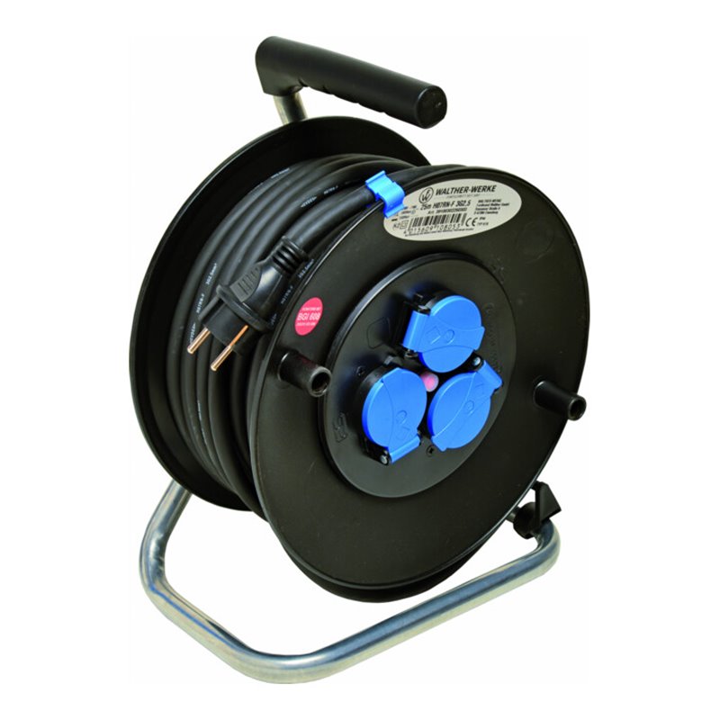 Walther Werke Kabeltrommel 16A 2P+E 230V 25m H07RN-F3G2,5 39100302250303