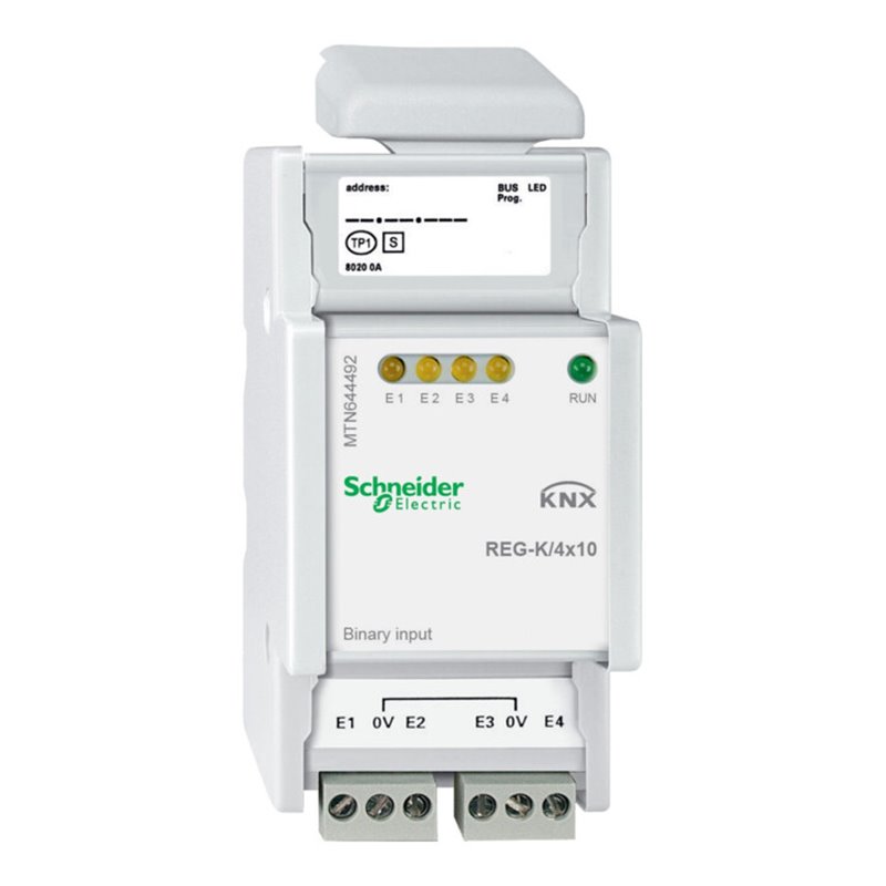 Schneider Electric Binäreingang REG-K/4x10,lichtgrau MTN644492