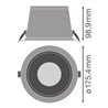 LEDVANCE LED-Downlight HCL Zigbee, 2700-6500K BIOHCLDLDN150ZB20WTW