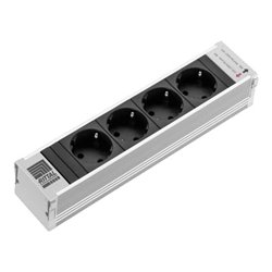 Rittal Einsteckmodul 4xSchutzk.(D) DK 7856.100