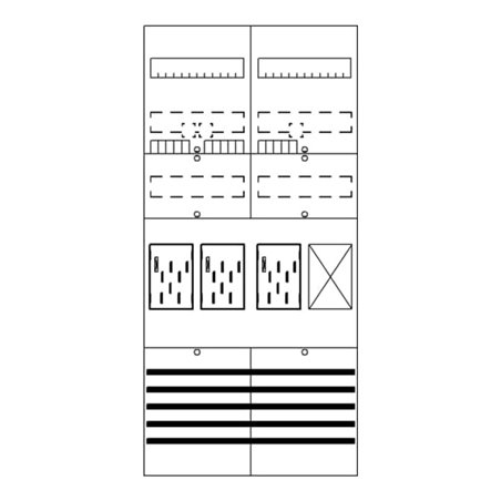 Striebel&John Zählerfeld 7RE 3Z1R vorverdraht BF27B31