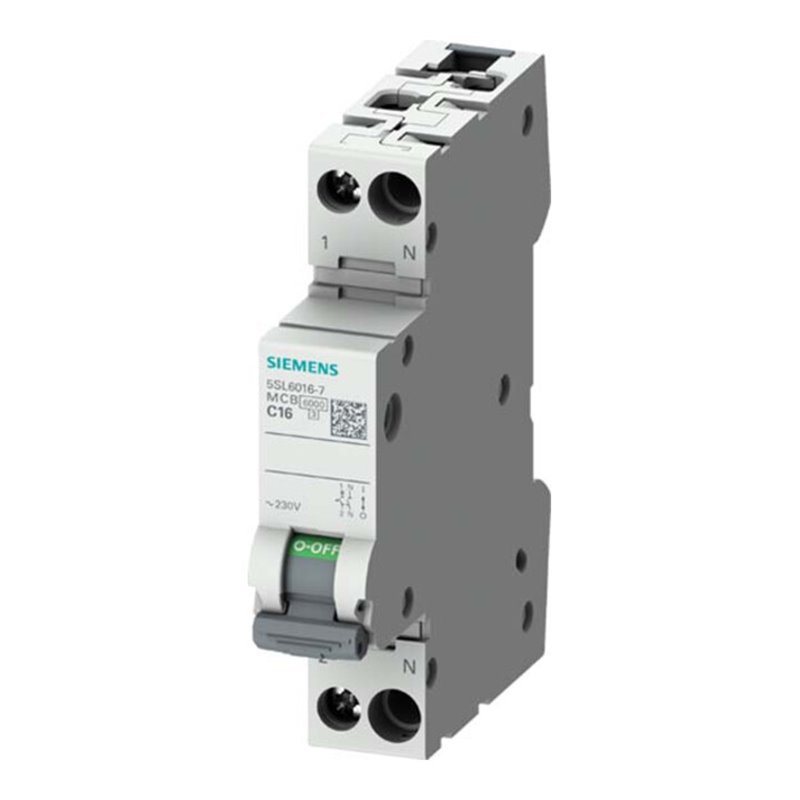 Siemens Indus.Sector Leitungsschutzschalter 230V 6kA 1+N-polig 5SL6016-6
