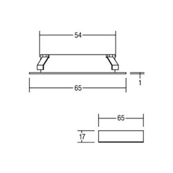 Brumberg Leuchten LED-Auf/Einbaustrahler aws 3,6W 3000K 350mA 12078073