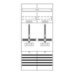 Striebel&John Zählerfeld 7RE 2Z vorverdrahtet DF27C2