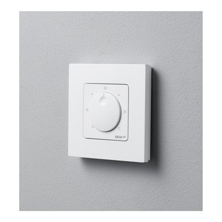 Devi Raumthermostat mit Einstellrad DEVIwet088U2000
