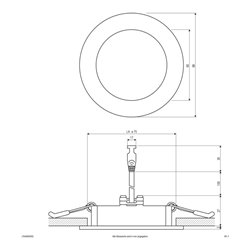 EVN Lichttechnik LED-Einbaupanel 3000K 350mA IP44 LR44083502 ws