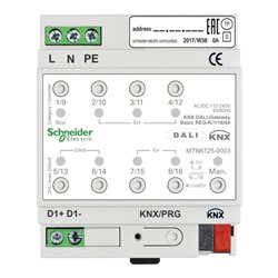 Schneider Electric KNX DALI-Gateway Basic REG-K/1/16/64 1Kanal MTN6725-0003