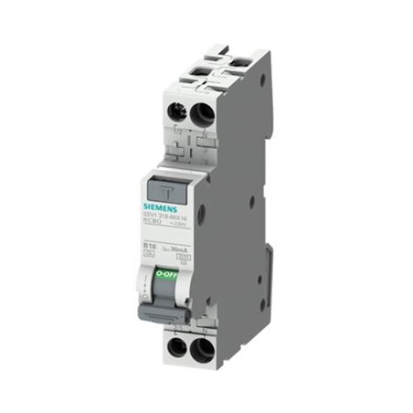 Siemens Indus.Sector FI/LS-Schalter kompakt Typ F, 30mA, B16 5SV1316-3KK16