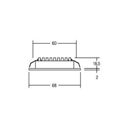 Brumberg Leuchten LED-Einbauleuchte 350mA 3000K 12090623
