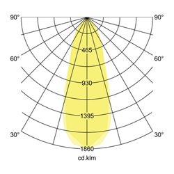 Brumberg Leuchten LED-Einbaustrahler 350mA d2w weiß 12461073