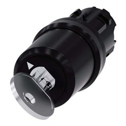 Siemens Indus.Sector Schlüsselschalter 22mm,Schlüsselabzug 3SU1000-5BF01-0AA0