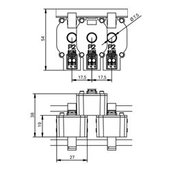 WAGO GmbH& Co. KG Aufsteck-Stromwandler 35A/1A 855-2701/035-001