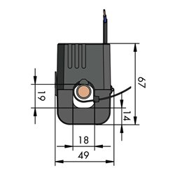 WAGO GmbH& Co. KG Kabelumbau-Stromwandler 150A/1A 0,2 855-4001/150-001