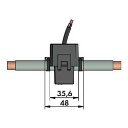 WAGO GmbH& Co. KG Kabelumbau-Stromwandler 100A/1A 0,2 855-3001/100-003