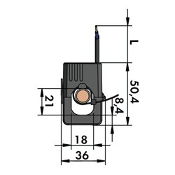WAGO GmbH& Co. KG Kabelumbau-Stromwandler 100A/1A 0,2 855-3001/100-003