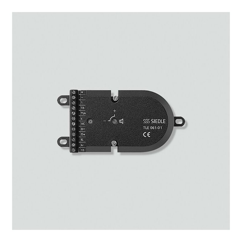 Siedle&Söhne Türlautsprecher für 1+n-Technik, sw TLE 061-01