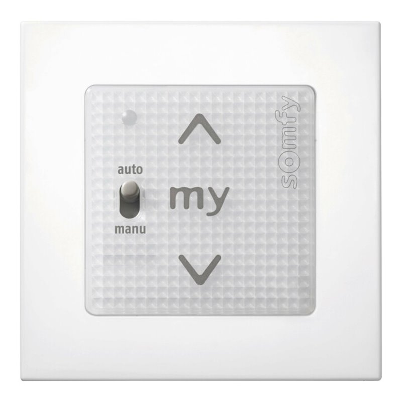Somfy Wandsender Smoove Uno A/M io Pure o.Rahmen 1811404