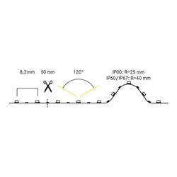 Brumberg Leuchten LED-Flexband 5000mm 24V 3100K IP67 15272003