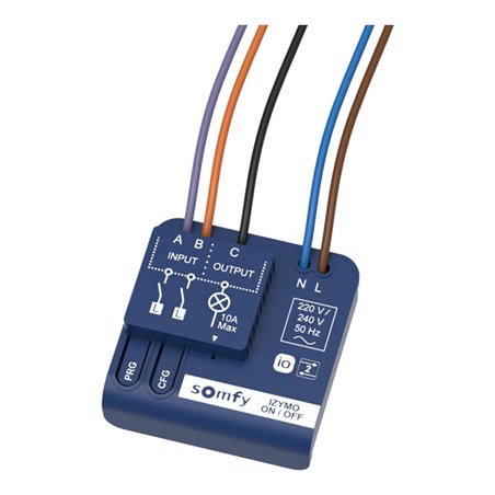 Somfy Unterputz-Empfänger Licht An/Aus io 1822649