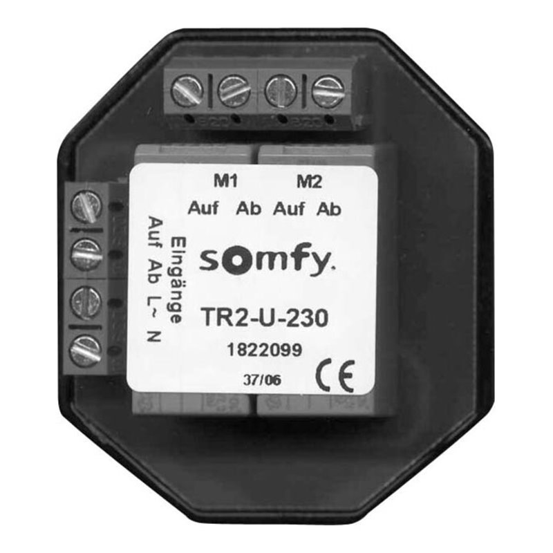 Somfy Trennrelais Up f. zwei Antriebe TR2-U-230