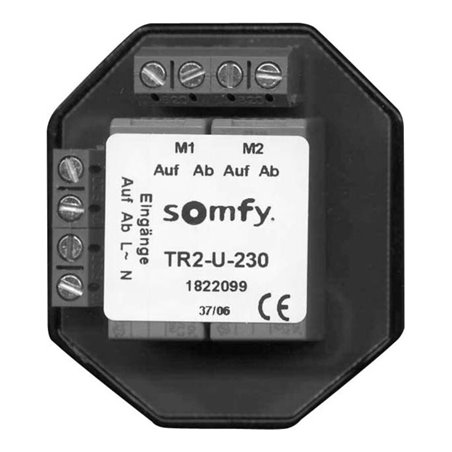 Somfy Trennrelais Up f. zwei Antriebe TR2-U-230