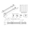 Hera LED-Linienleuchte HO+ 595 mm SlimLiteCSLED13,8Www