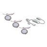 Hera 3er-Set LED-Einbauleuchte 4W ww eds +LED24/15W 61056303002