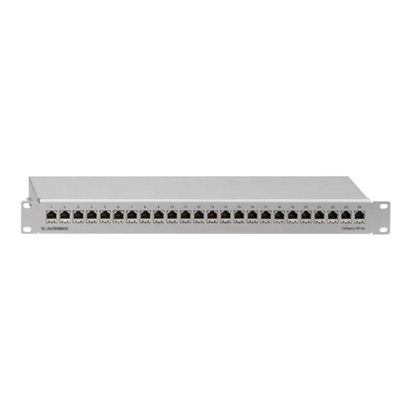 Rutenbeck Patchpanel Cat.6A 1HE 24xRJ45 PP-Cat.6A iso-24/1