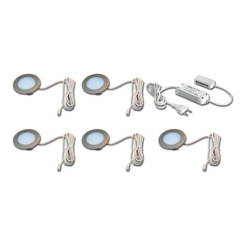 Hera 5er-Set LED-Einbauleuchte 3W ww Tr.24/30W 61056958002