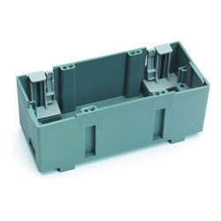 Rehau SIGNA Geräteeinbaudose CEE-/2-fach, grau BRK GD 2CEE gr