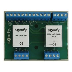 Somfy Trennrelais Hutsch. f.4 Antriebe TR4-DRM-230