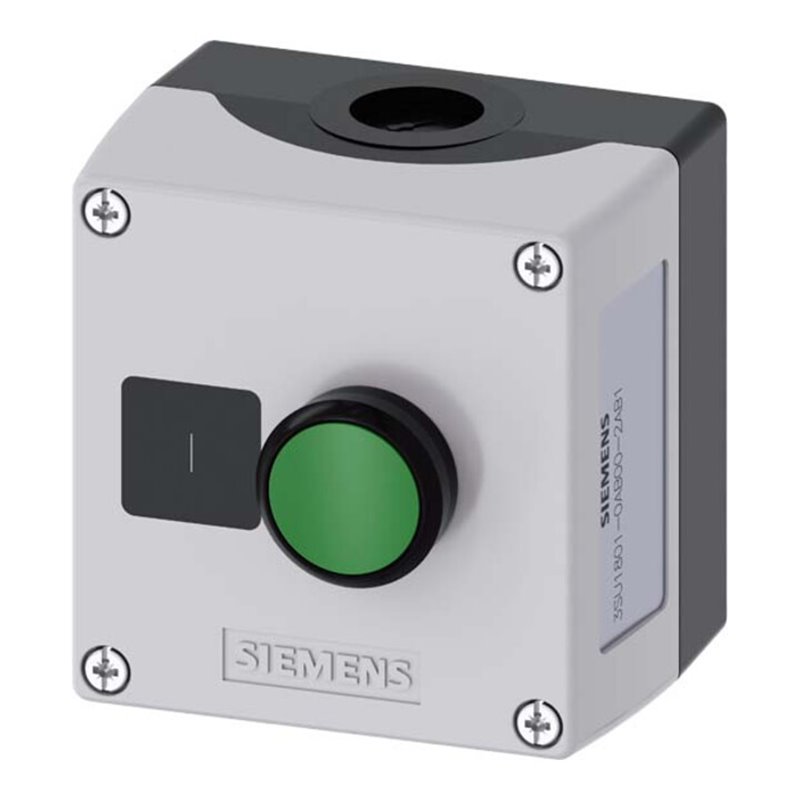 Siemens Indus.Sector Gehäuse f. Befehlsgeräte 22mm, rund 3SU1801-0AB00-2AB1