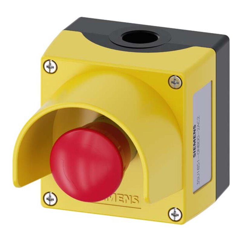 Siemens Indus.Sector Gehäuse f. Befehlsgeräte 22mm, rund 3SU1851-0NB00-2AC2