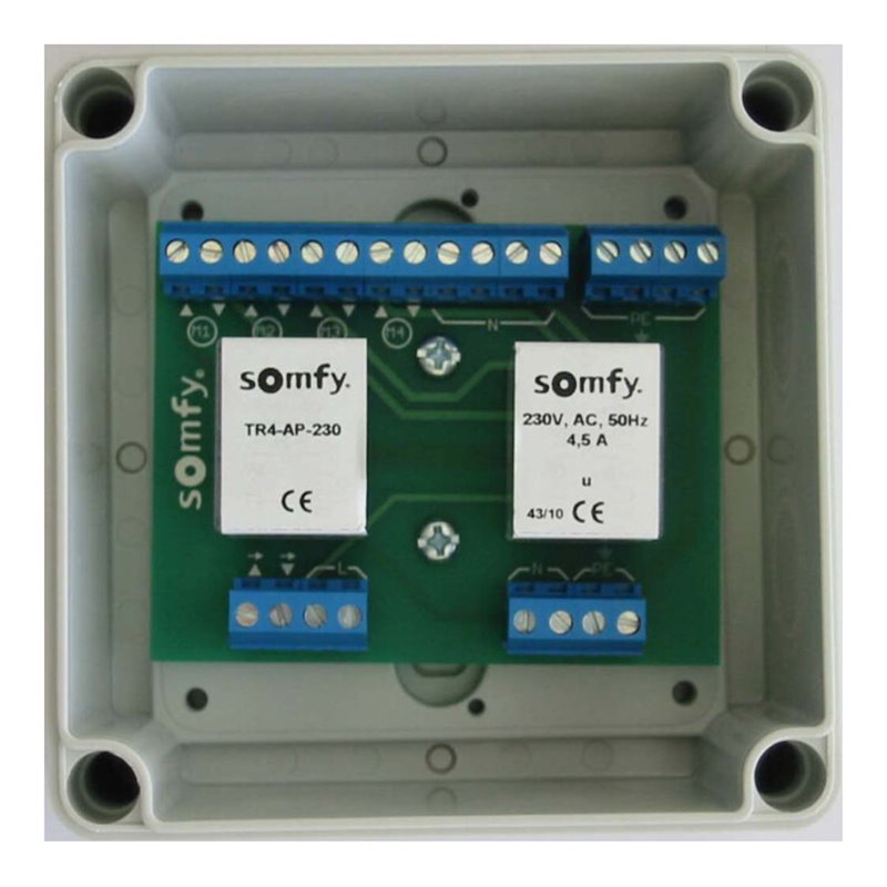 Somfy Trennrelais TR4-AP-230 für 4 Antriebe 1822293