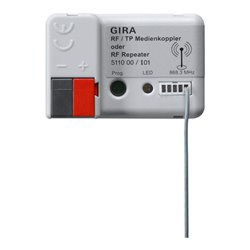 Gira KNX RF/TP Medienkoppler RF-Repeater 511000