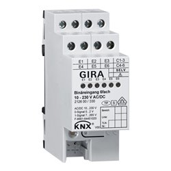 Gira Binäreingang 6f. KNX 10-230V AC/DC 212600