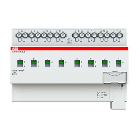 ABB Stotz S&J Schaltaktor 8fach, 16A, C-Last SA/S8.16.5.2