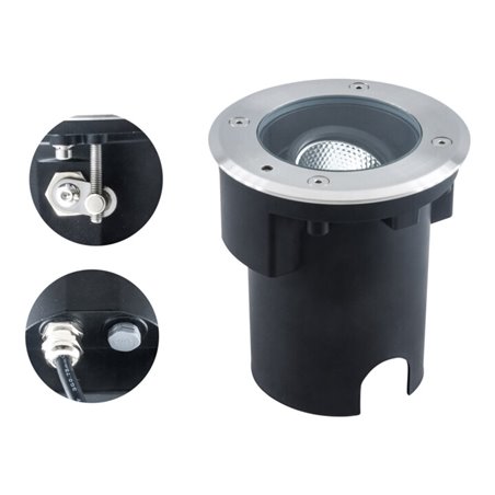 EVN Lichttechnik LED-Bodeneinbauleuchte 3000K IP67 alu PC67107002